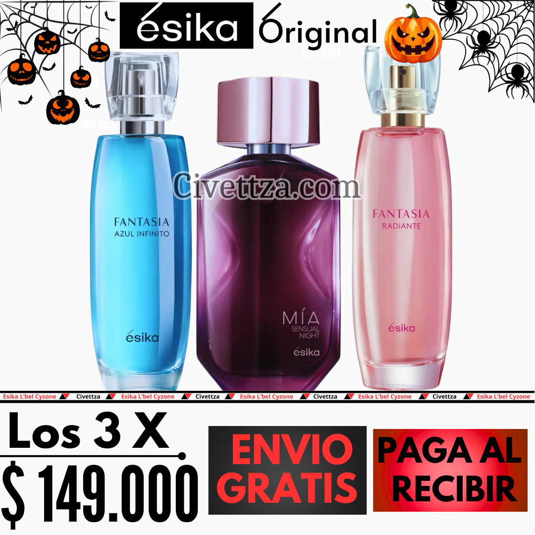 Mia + Fantasia Azul Infinito + Momentos Radiantes