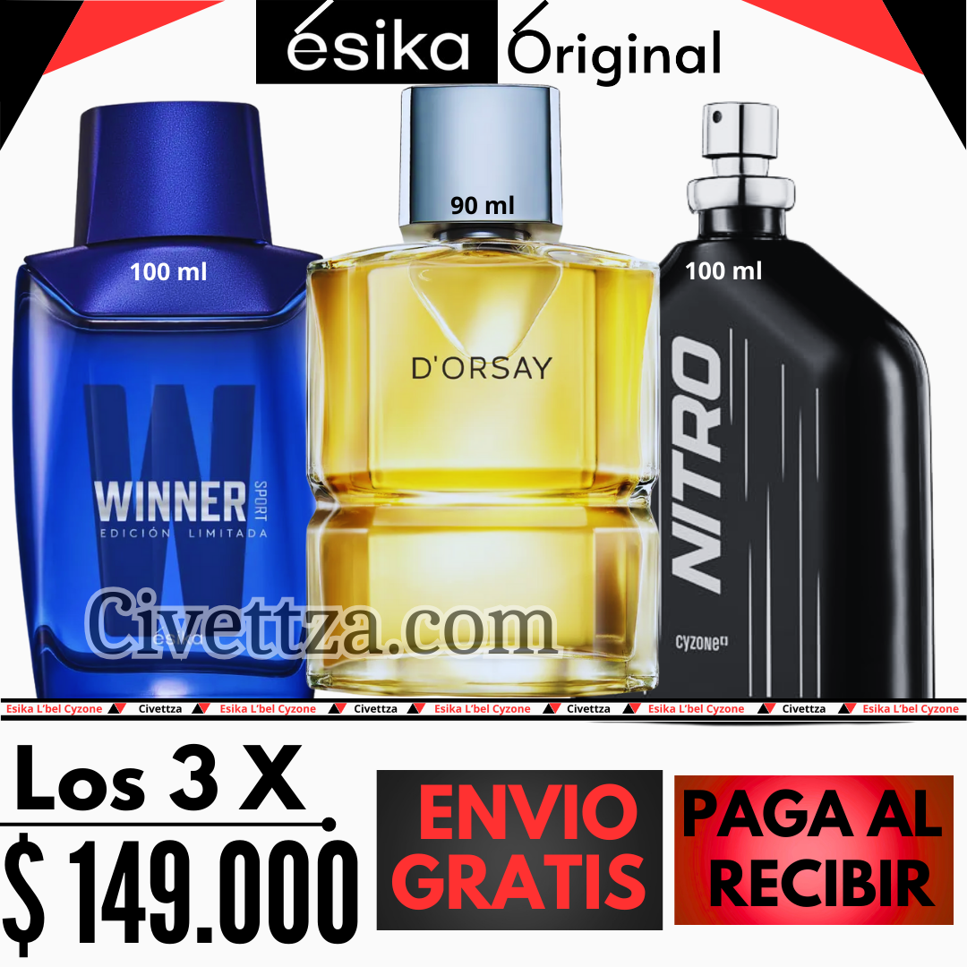 D'orsay + Winner Sport + Nitro Clasico