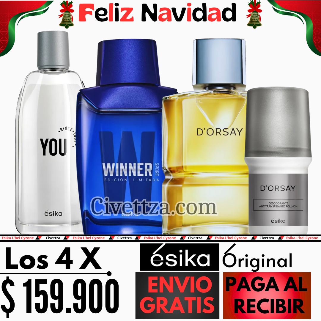 D'orsay + Winner Sport + You + Desodorante