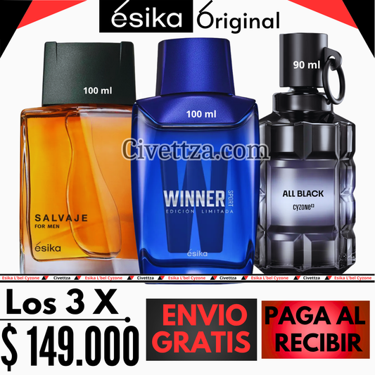 All Black + Winner sport + Salvaje