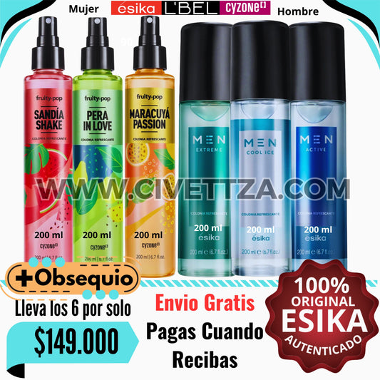 Extreme + Ice Cool + Active + Fruity Pop X3 + Obsequio