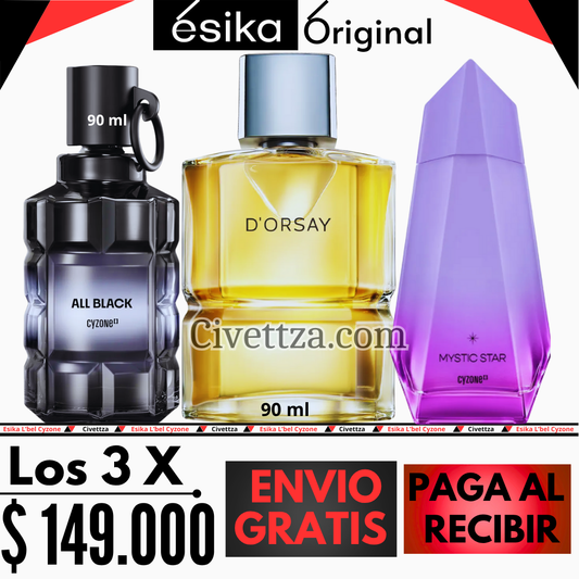 Set D'orsay + All Black + Mystic Star