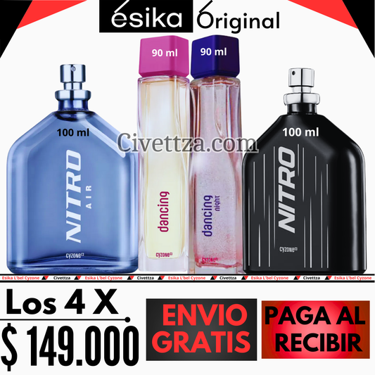 Dancing Night + Dancing Sunset + Nitro Clasico + Nitro Air