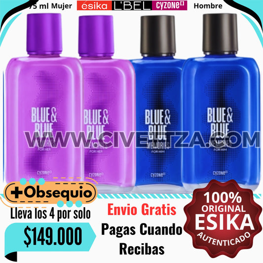 Blue Men X2 + Blue Women X2 + Obsequio