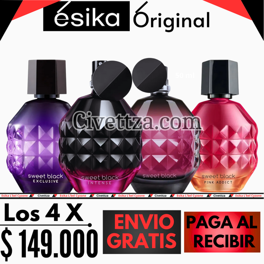 Sweet Clasico + Sweet Intense + Sweet Exclusive + Sweet Pink