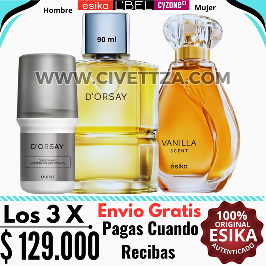 Vanilla Scent + D'orsay + Desodorante