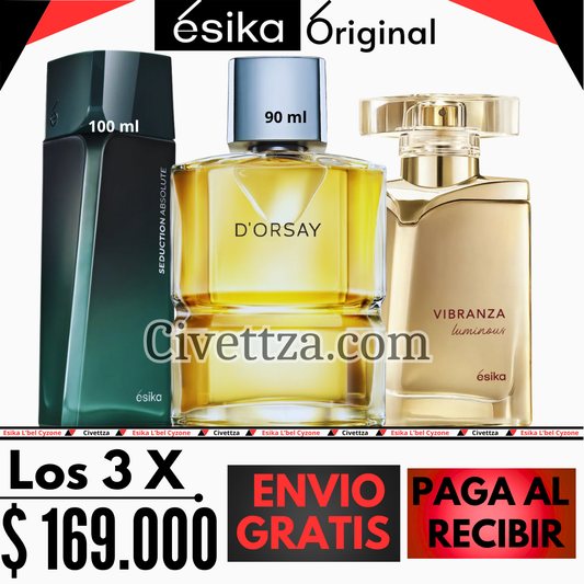 Absolute Seduction + D'orsay + Vibranza Luminous