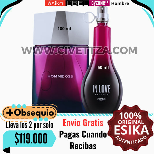 Homme 033 + In Love Passion + Obsequio