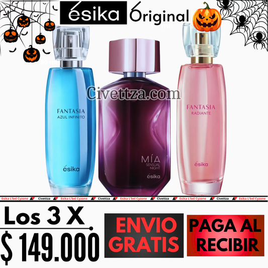 Mia + Fantasia Azul Infinito + Momentos Radiantes