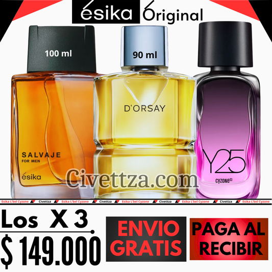 D'orsay + Salvaje + Y25