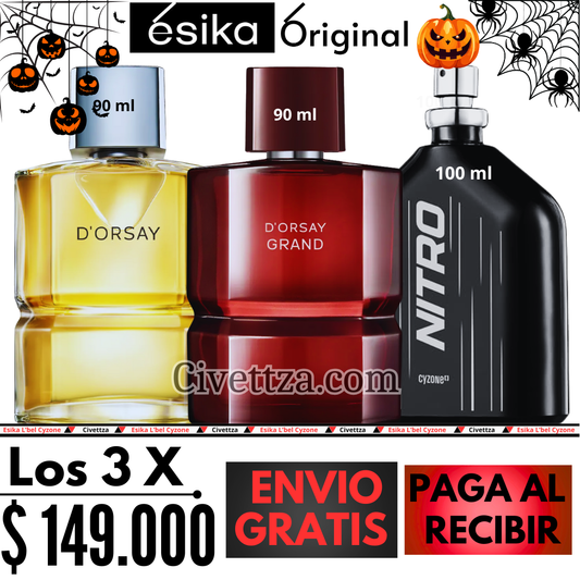 D'orsay + D'orsay Grand + Nitro Clasica