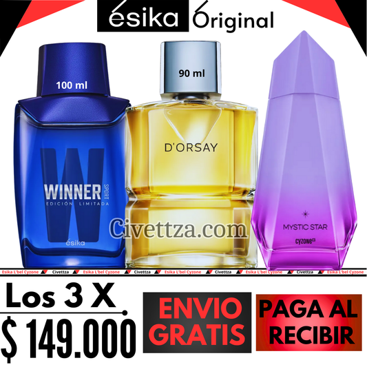 D'orsay + Winner Sport + Mystic Star