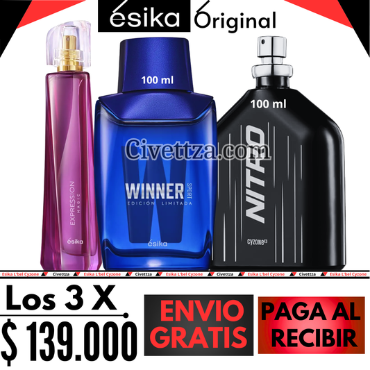 Nitro Clasica + Winner Sport + Expression Magic