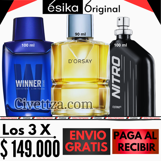 D'orsay + Winner Sport + Nitro Clasico